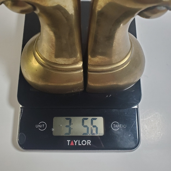 VINTAGE Solid Brass Mallard Duck Bookends / Brass Metal Duck Bookends by Leonard - Picture 13 of 15